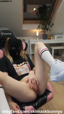 OnlyFans teen Orgasms on Gaming chair